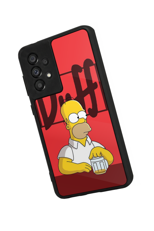 Samsung Galaxy A73 Uyumlu The Simpsons Tasarımlı Glossy Premium Kılıf