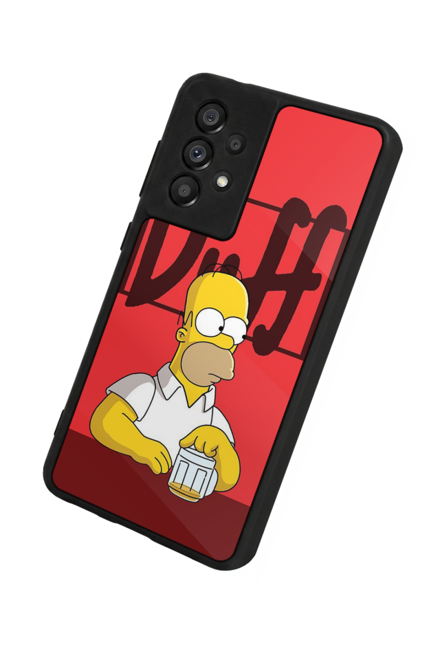 Samsung Galaxy A73 Uyumlu The Simpsons Tasarımlı Glossy Premium Kılıf