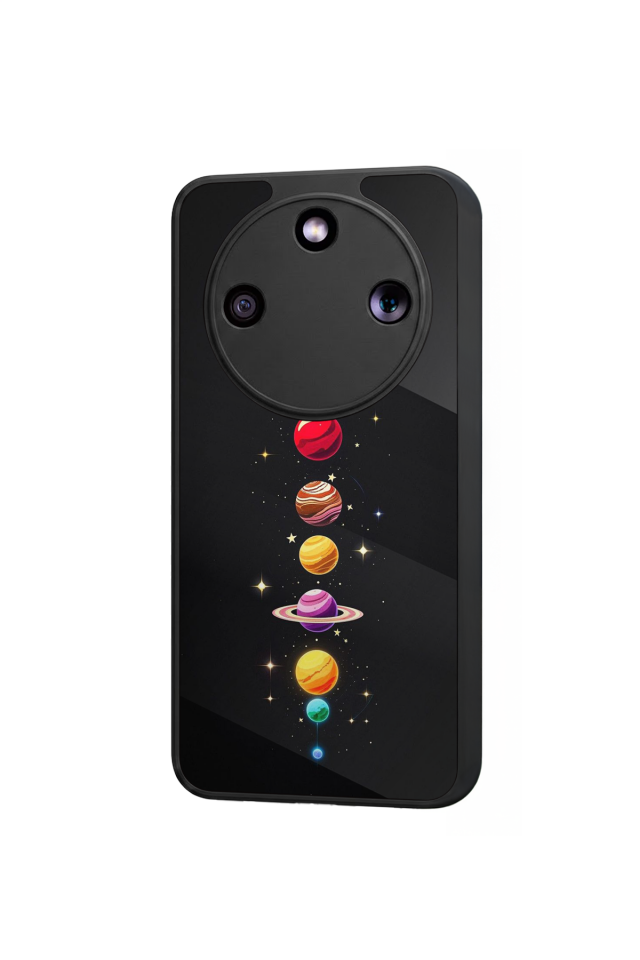 Honor Magic 8 Lite Uyumlu Uzay Tasarımlı Glossy Premium Kılıf
