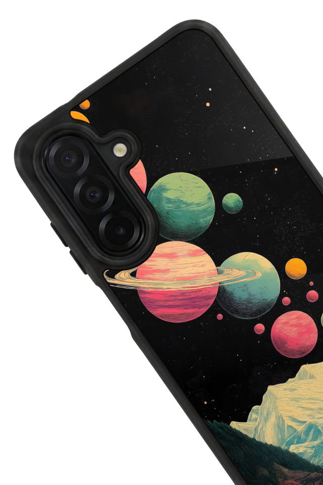 Samsung Galaxy A36 Uyumlu Uzay Tasarımlı Glossy Premium Kılıf