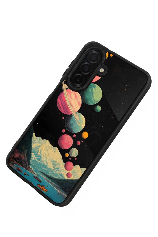 Samsung Galaxy A36 Uyumlu Uzay Tasarımlı Glossy Premium Kılıf