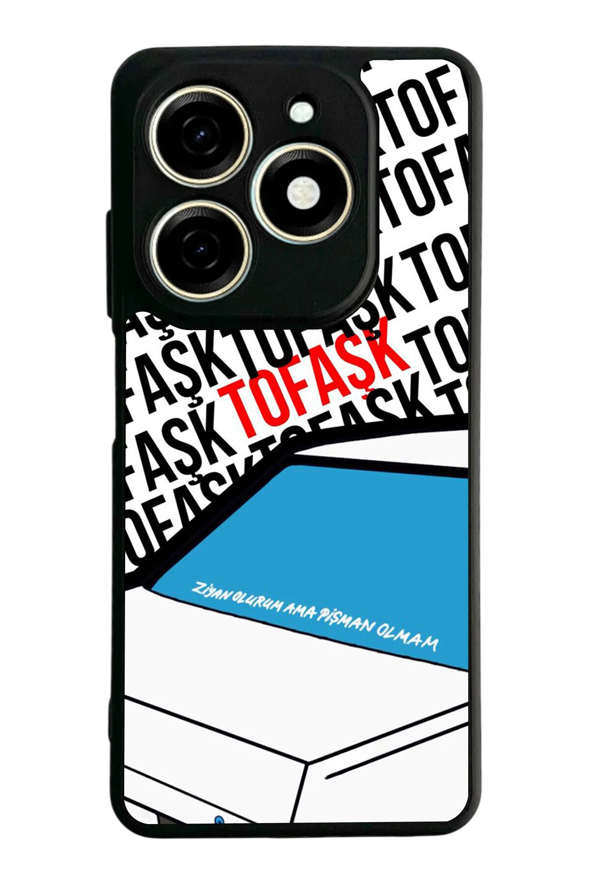 Tecno Spark 20/20C Uyumlu Tofas Tasarımlı Glossy Premium Kılıf