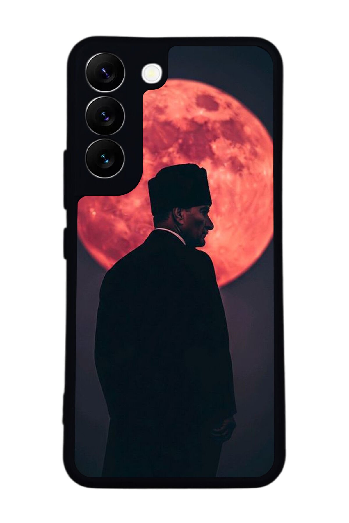 Samsung Galaxy S22 Uyumlu Mustafa Kemal Ataturk Tasarımlı Glossy Premium Kılıf