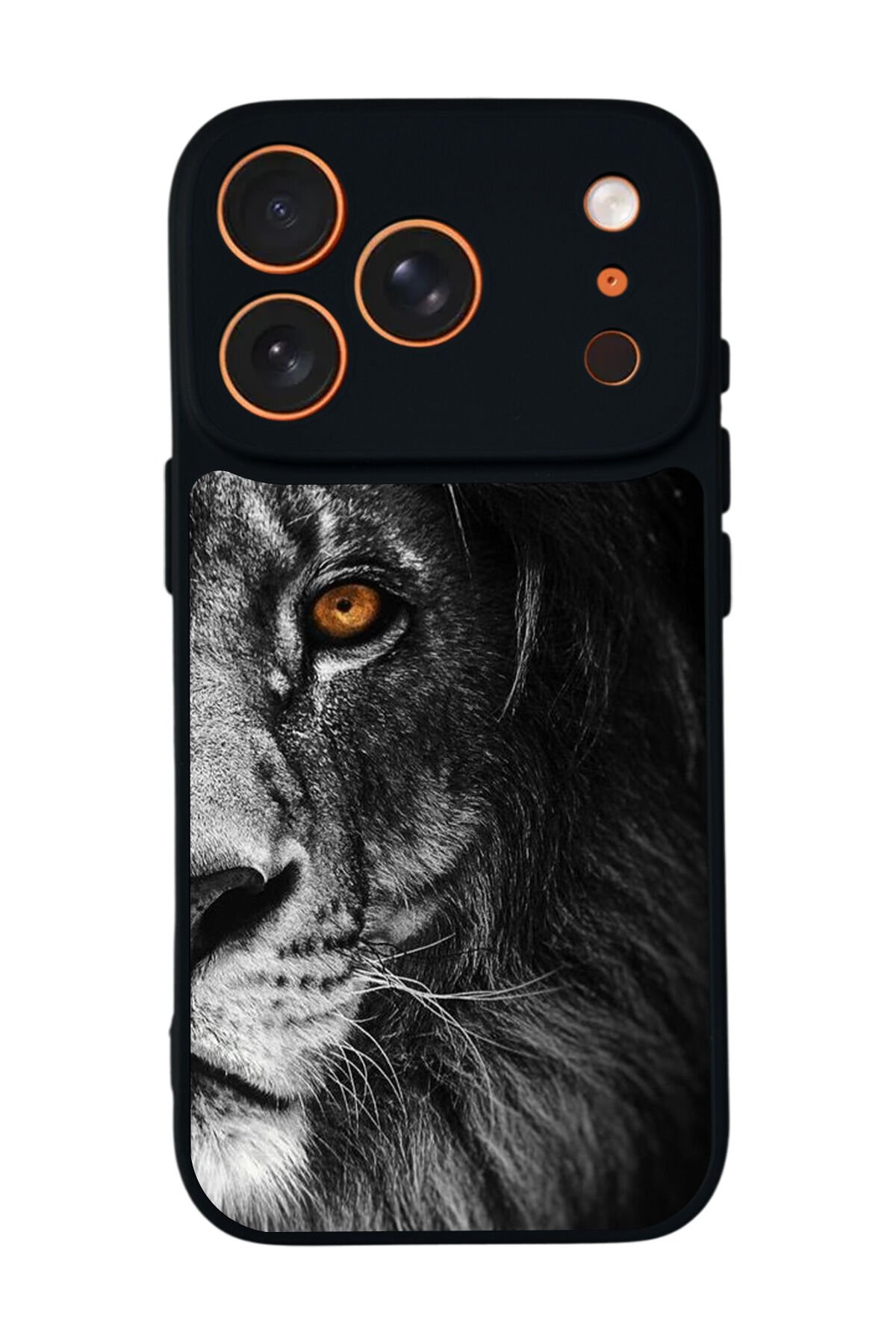 iPhone 17 Pro Uyumlu Aslan Tasarımlı Glossy Premium Kılıf