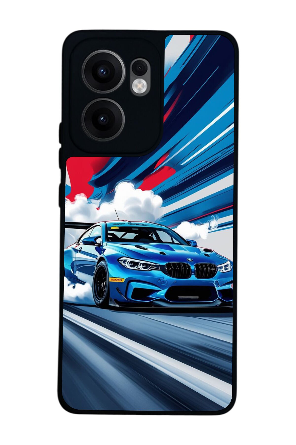 Oppo Reno 13F Uyumlu BMW Tasarımlı Glossy Premium Kılıf