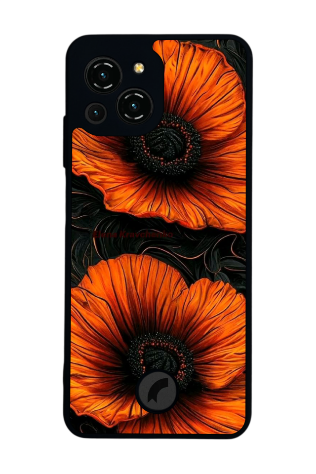 Reeder S23 Pro Max Uyumlu Botanik Tasarımlı Glossy Premium Kılıf