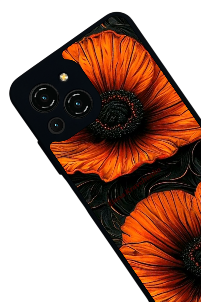 Reeder S23 Pro Max Uyumlu Botanik Tasarımlı Glossy Premium Kılıf