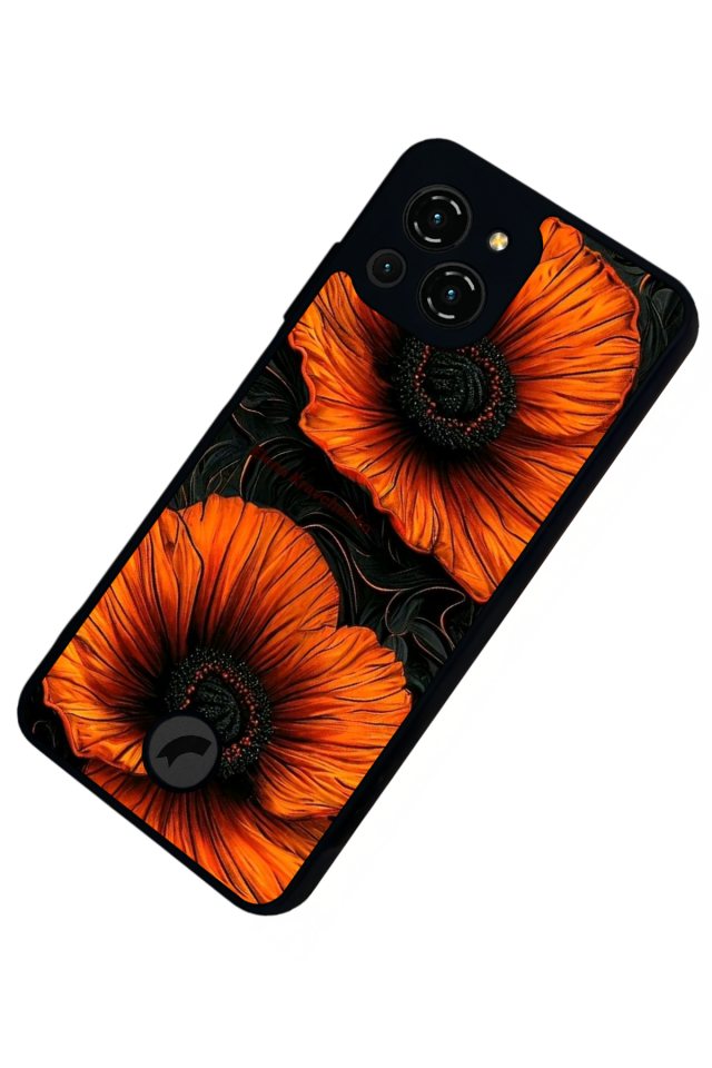 Reeder S23 Pro Max Uyumlu Botanik Tasarımlı Glossy Premium Kılıf