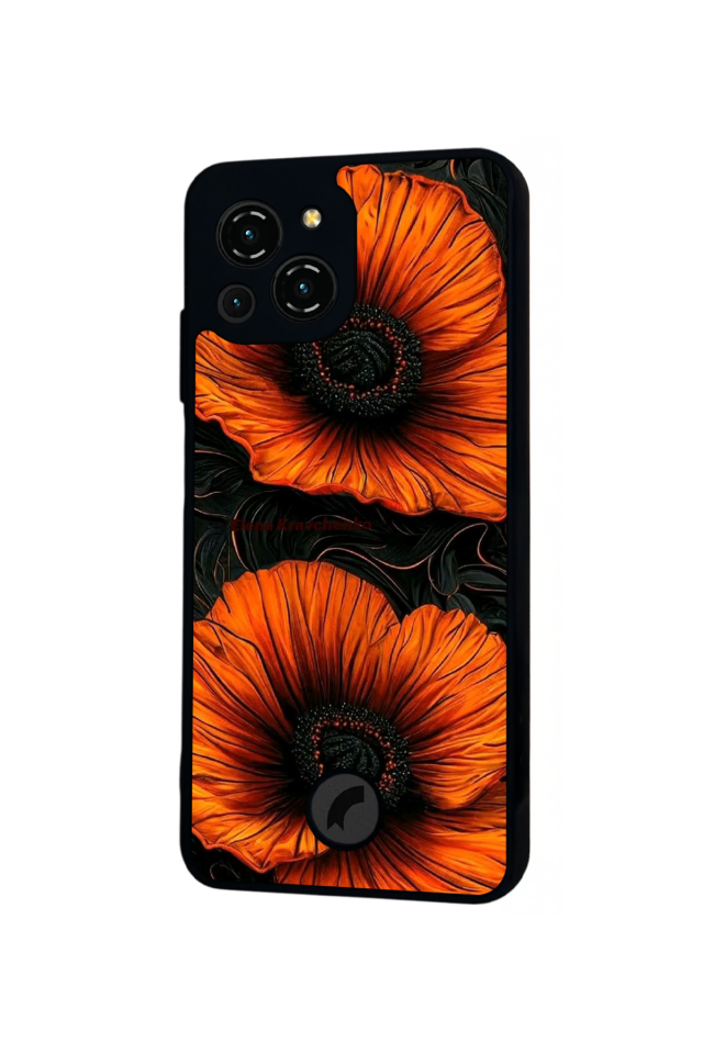 Reeder S23 Pro Max Uyumlu Botanik Tasarımlı Glossy Premium Kılıf