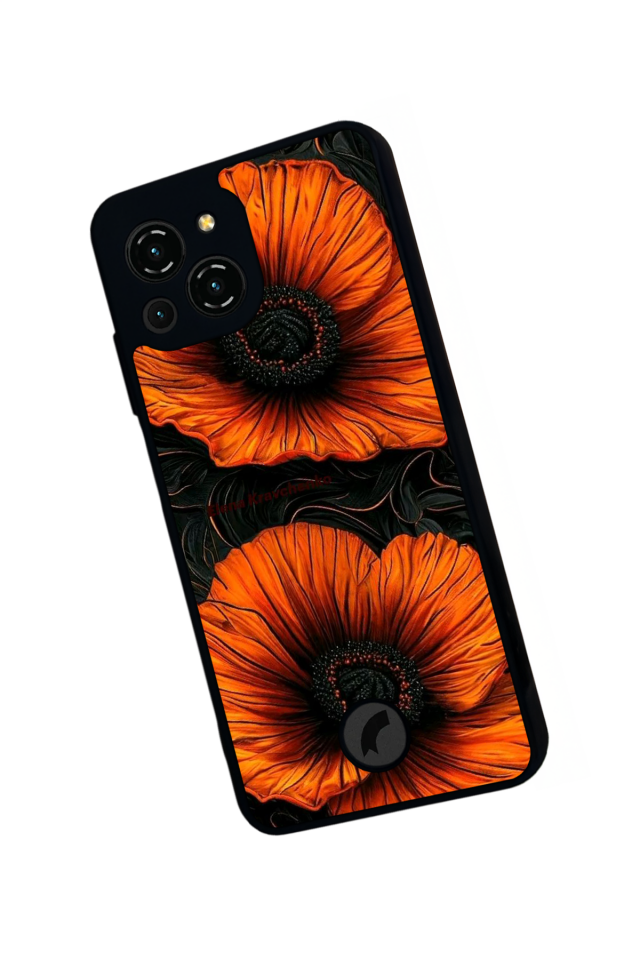 Reeder S23 Pro Max Uyumlu Botanik Tasarımlı Glossy Premium Kılıf