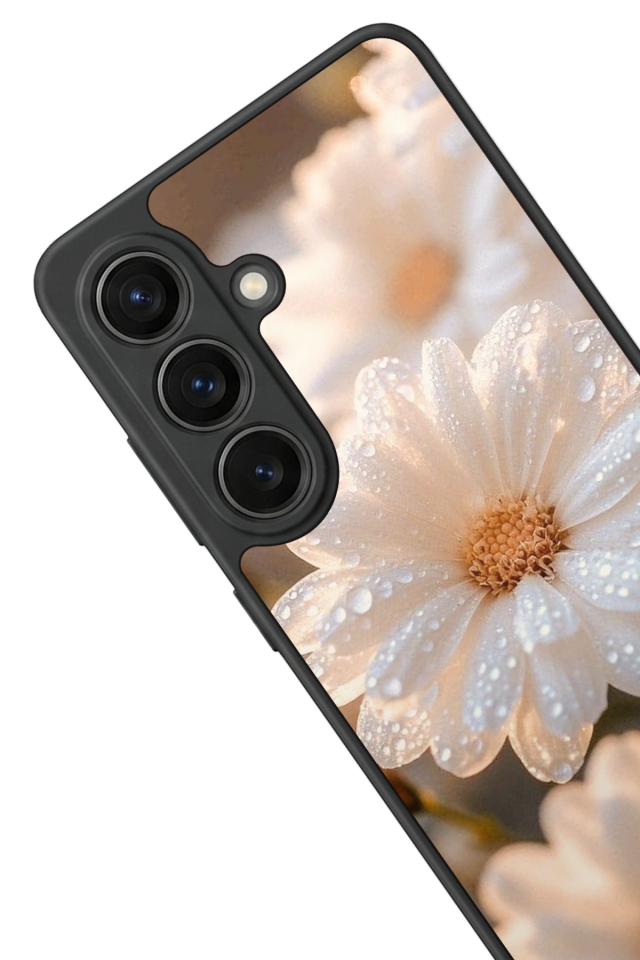 Samsung Galaxy S26 Uyumlu Cicek Tasarımlı Glossy Premium Kılıf