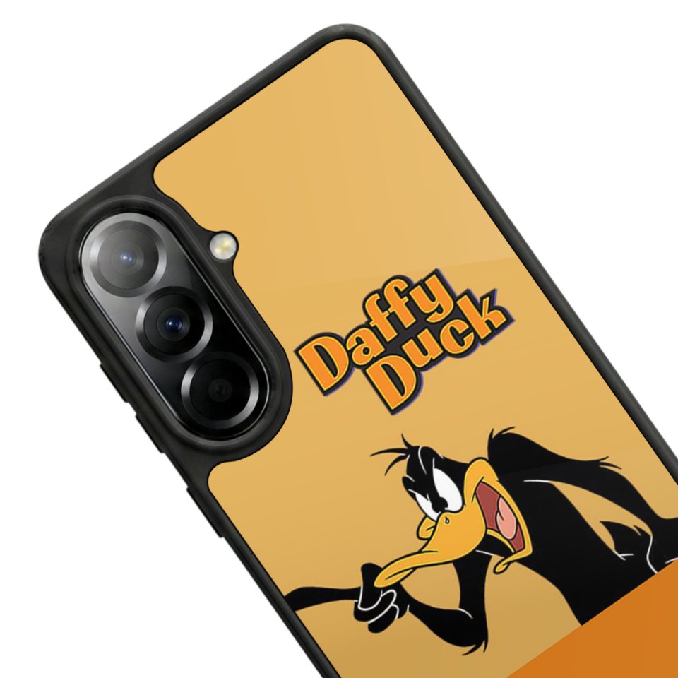 Samsung Galaxy A37 Uyumlu Daffy duck Tasarımlı Glossy Premium Kılıf