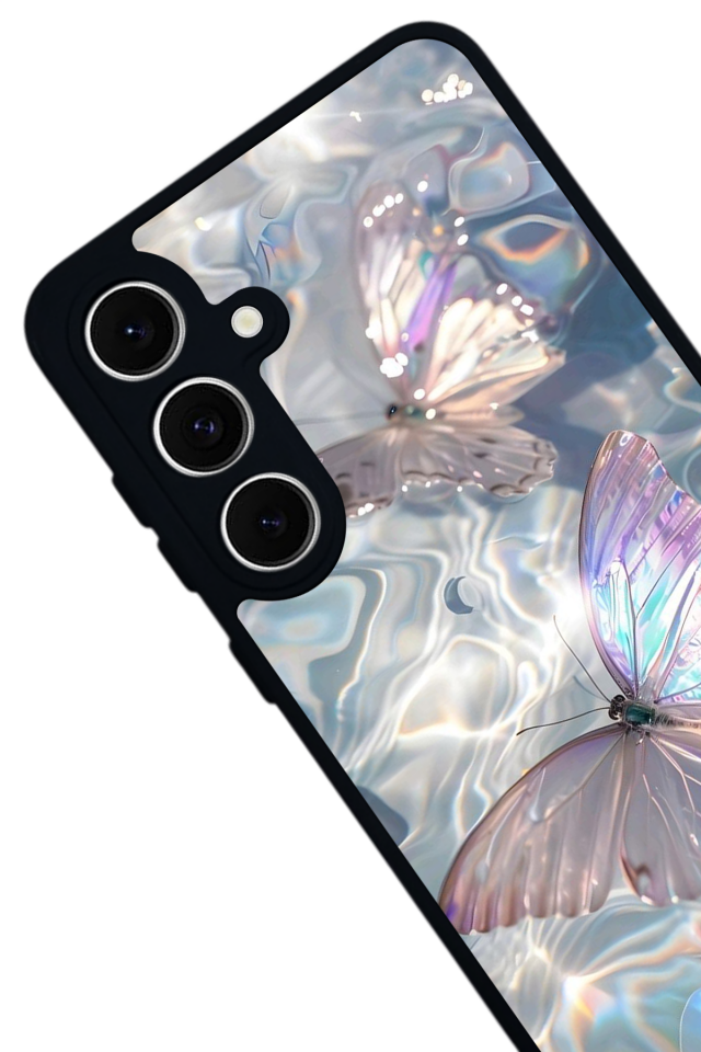 Samsung Galaxy A16 Uyumlu Kelebek Tasarımlı Glossy Premium Kılıf