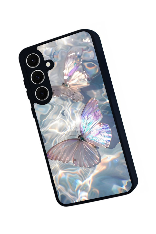 Samsung Galaxy A16 Uyumlu Kelebek Tasarımlı Glossy Premium Kılıf