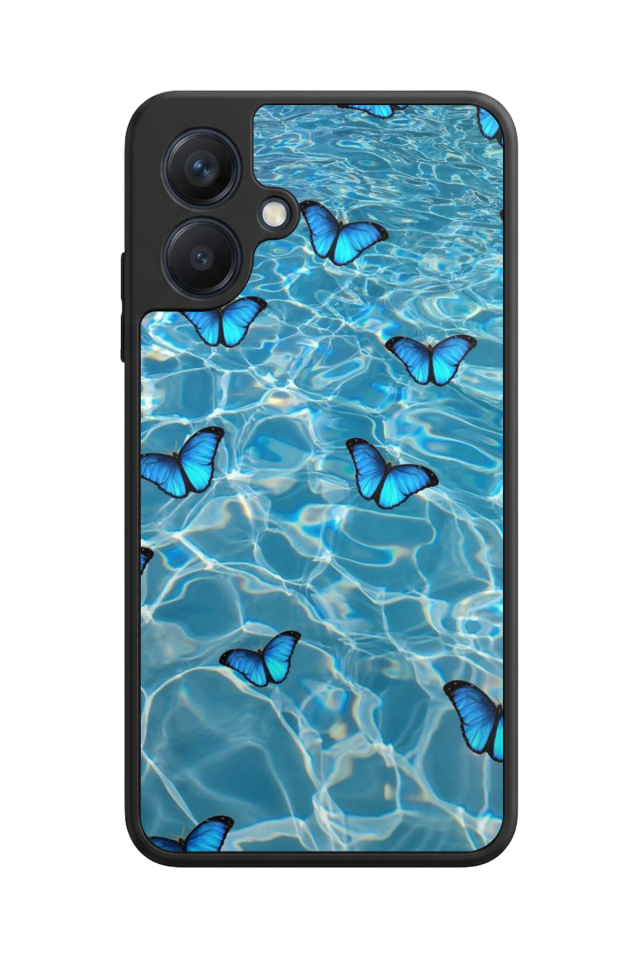 Samsung Galaxy A07 Uyumlu Kelebek Tasarımlı Glossy Premium Kılıf