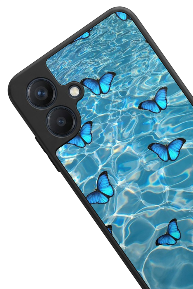 Samsung Galaxy A07 Uyumlu Kelebek Tasarımlı Glossy Premium Kılıf