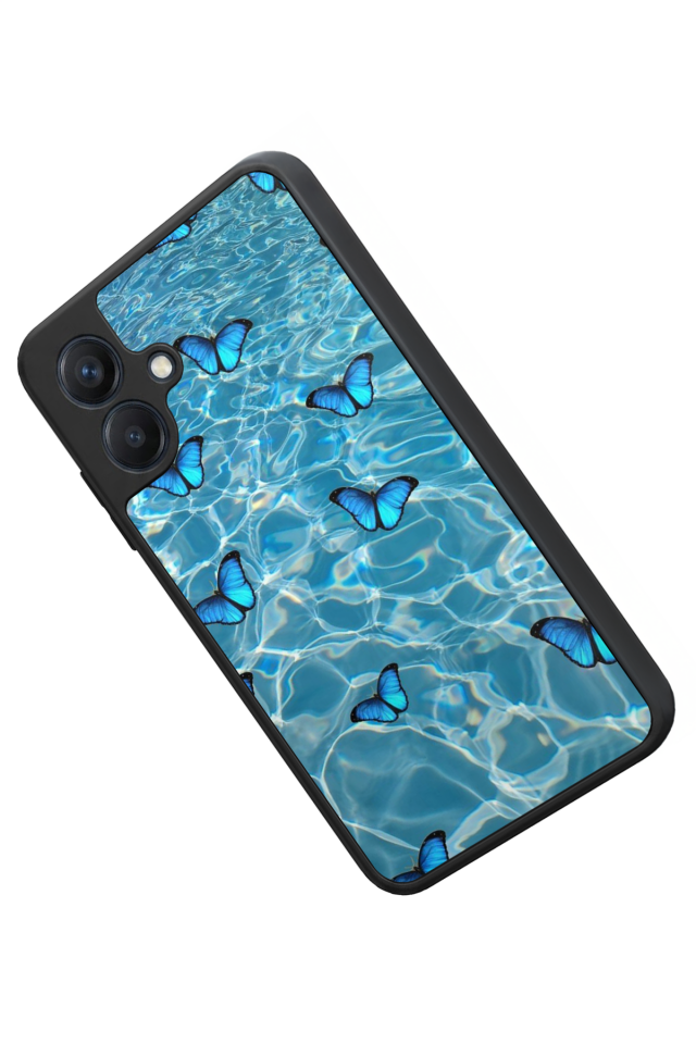 Samsung Galaxy A07 Uyumlu Kelebek Tasarımlı Glossy Premium Kılıf