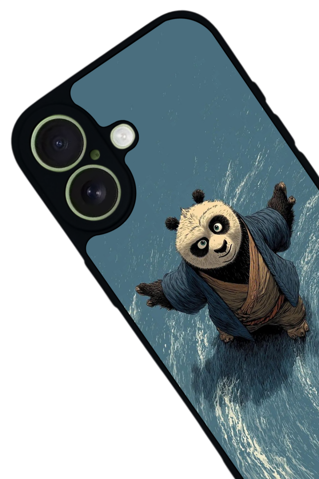 iPhone 17 Uyumlu Kung Fu Panda Tasarımlı Glossy Premium Kılıf