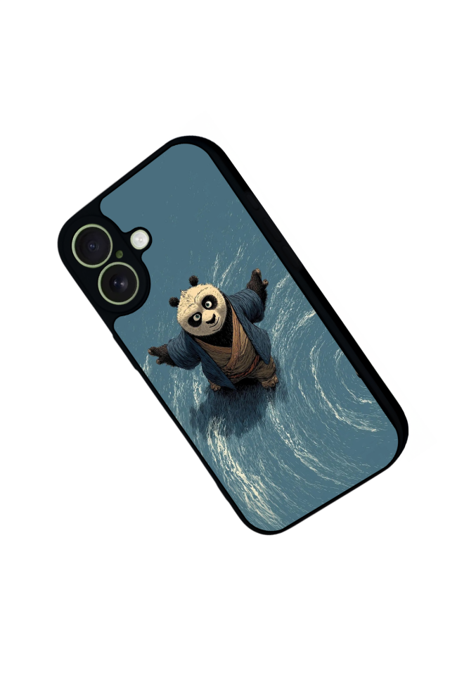 iPhone 17 Uyumlu Kung Fu Panda Tasarımlı Glossy Premium Kılıf