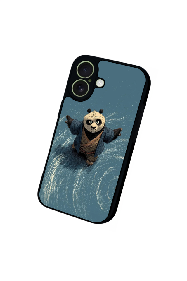 iPhone 17 Uyumlu Kung Fu Panda Tasarımlı Glossy Premium Kılıf