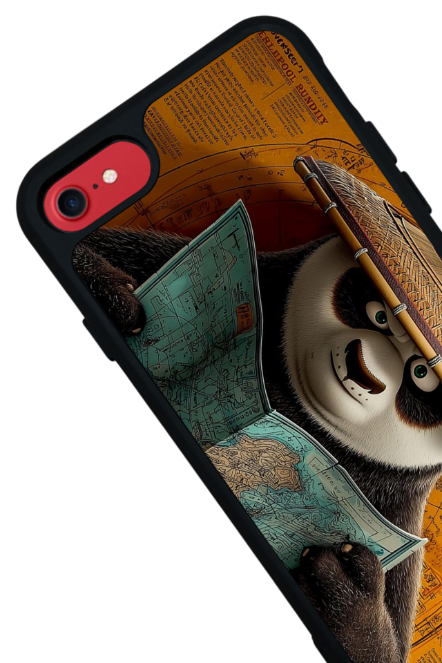 iPhone 7 Uyumlu Kung Fu Panda Tasarımlı Glossy Premium Kılıf