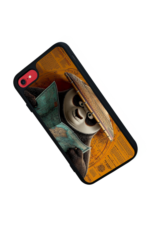 iPhone 7 Uyumlu Kung Fu Panda Tasarımlı Glossy Premium Kılıf