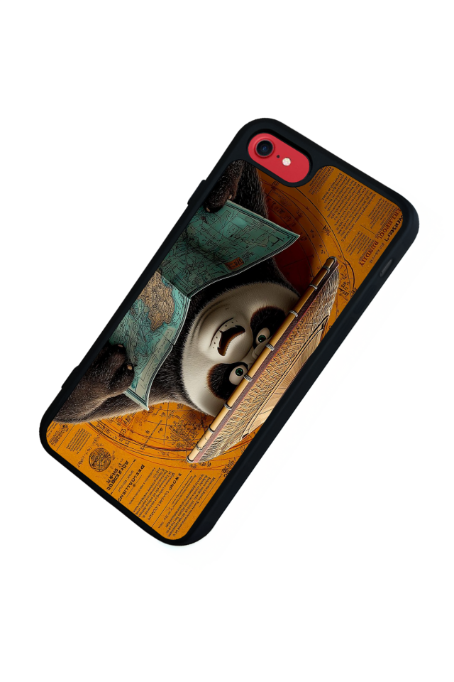 iPhone 7 Uyumlu Kung Fu Panda Tasarımlı Glossy Premium Kılıf