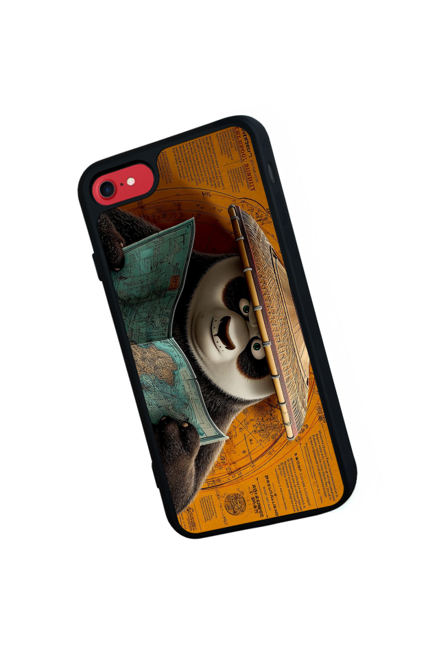 iPhone 7 Uyumlu Kung Fu Panda Tasarımlı Glossy Premium Kılıf