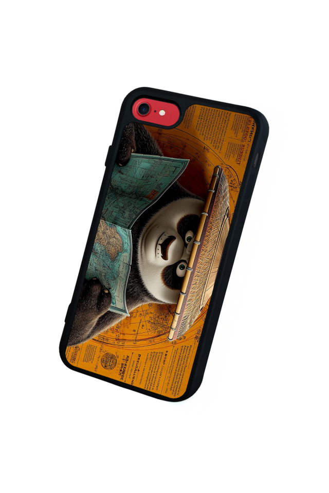 iPhone 7 Uyumlu Kung Fu Panda Tasarımlı Glossy Premium Kılıf
