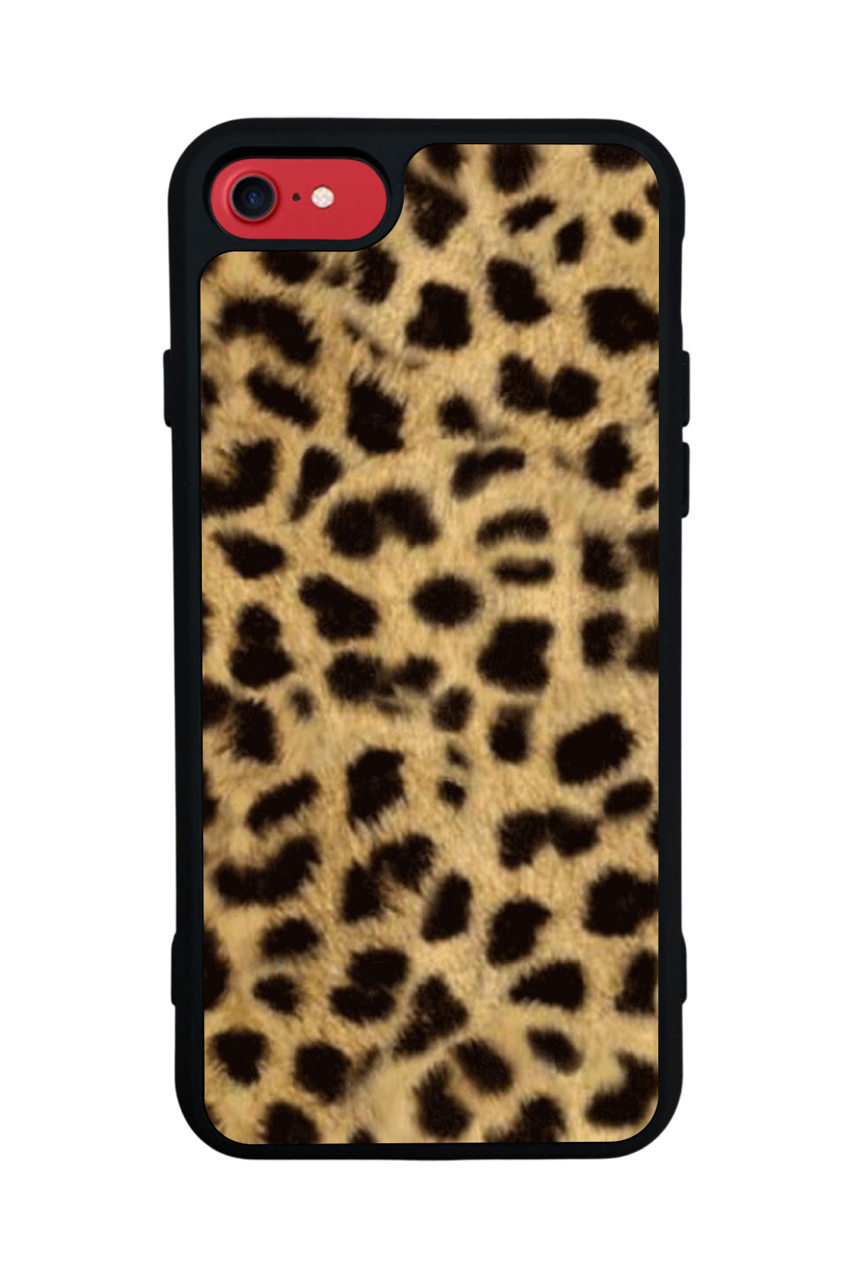 iPhone 8 Uyumlu Leopar Tasarımlı Glossy Premium Kılıf