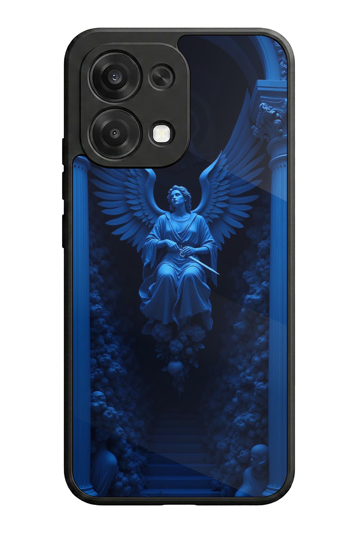 Oppo A6 Pro Uyumlu Melek Tasarımlı Glossy Premium Kılıf