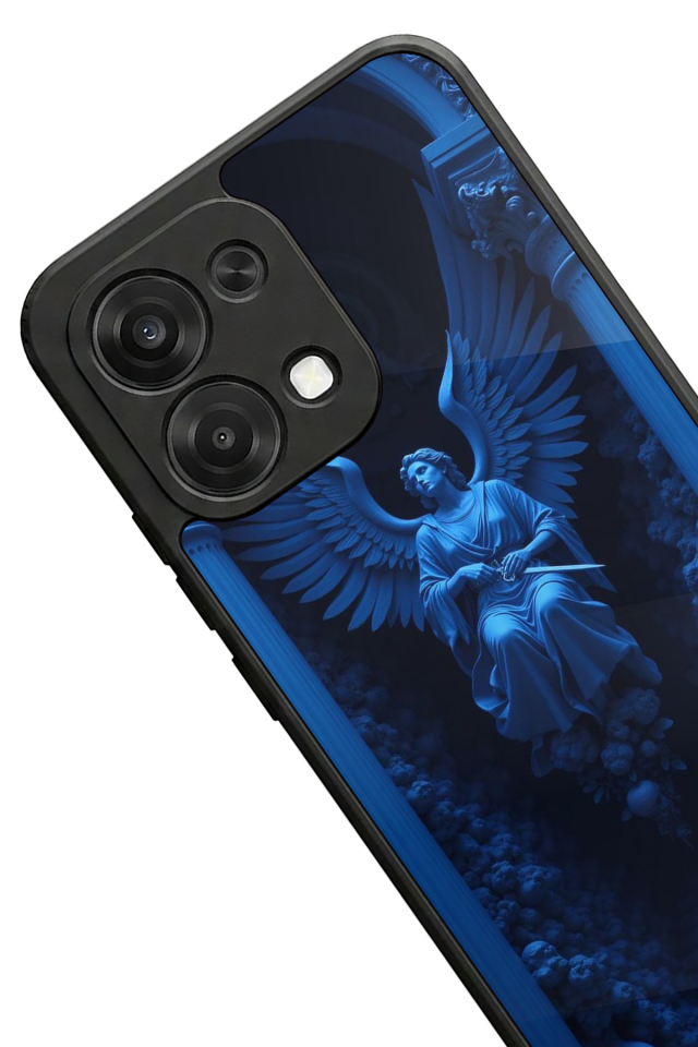 Oppo A6 Pro Uyumlu Melek Tasarımlı Glossy Premium Kılıf