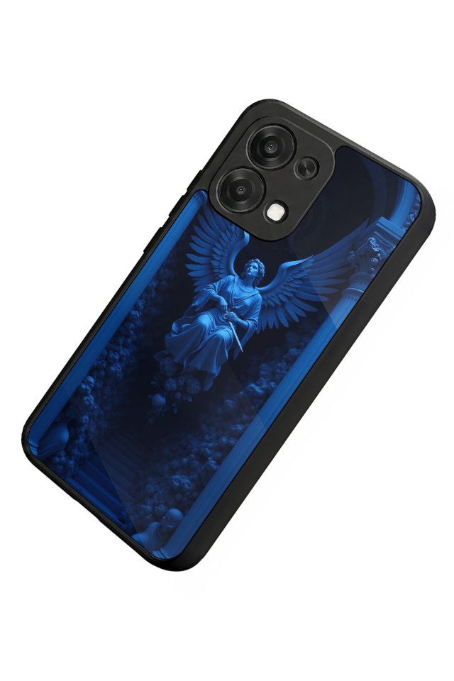 Oppo A6 Pro Uyumlu Melek Tasarımlı Glossy Premium Kılıf