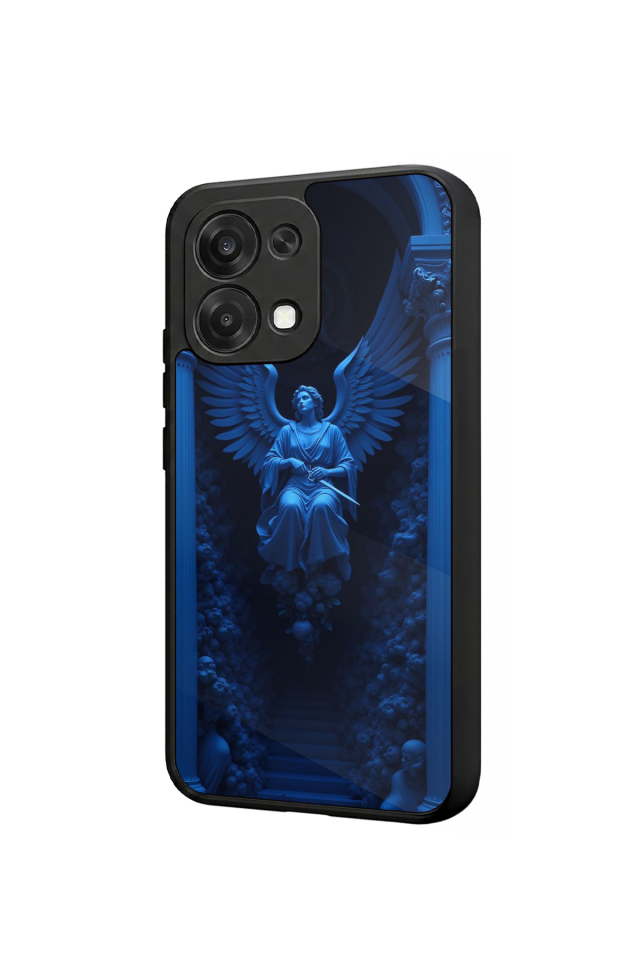 Oppo A6 Pro Uyumlu Melek Tasarımlı Glossy Premium Kılıf