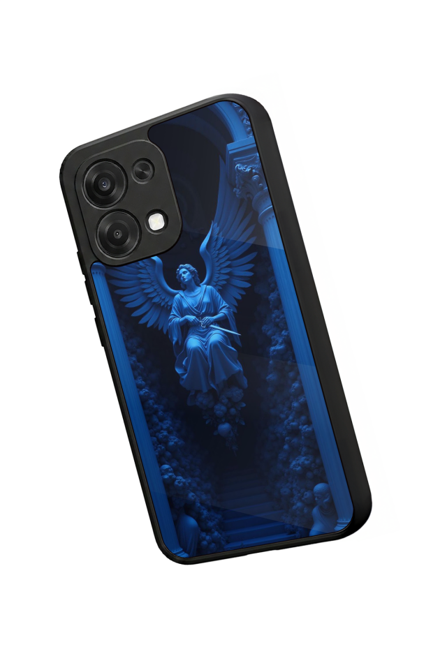 Oppo A6 Pro Uyumlu Melek Tasarımlı Glossy Premium Kılıf