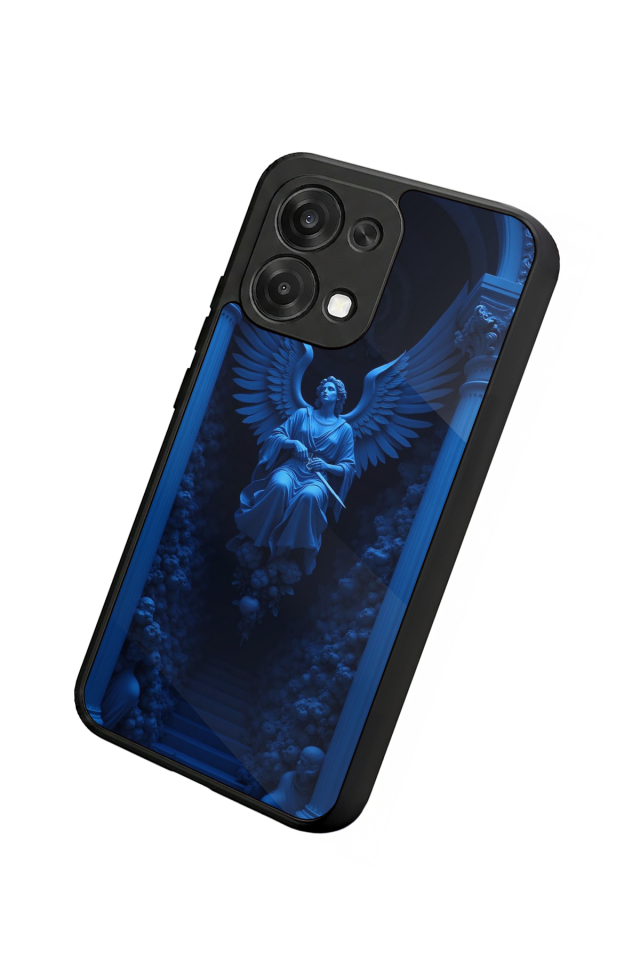 Oppo A6 Pro Uyumlu Melek Tasarımlı Glossy Premium Kılıf