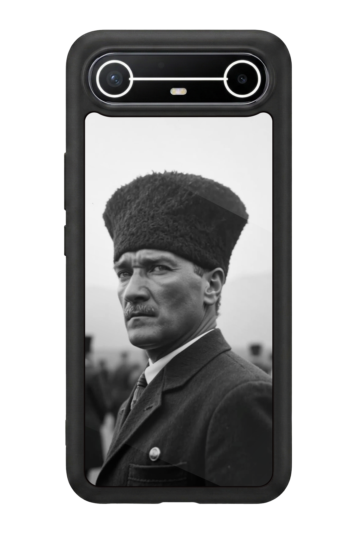 Tecno Spark Slim 5G Uyumlu Mustafa Kemal Ataturk Tasarımlı Glossy Premium Kılıf