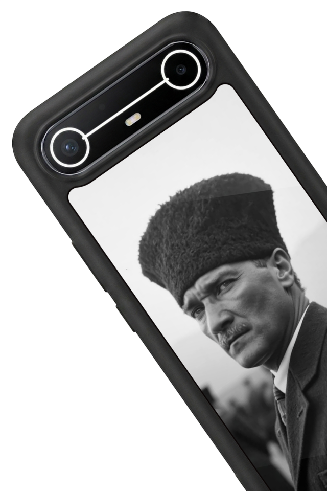 Tecno Spark Slim 5G Uyumlu Mustafa Kemal Ataturk Tasarımlı Glossy Premium Kılıf