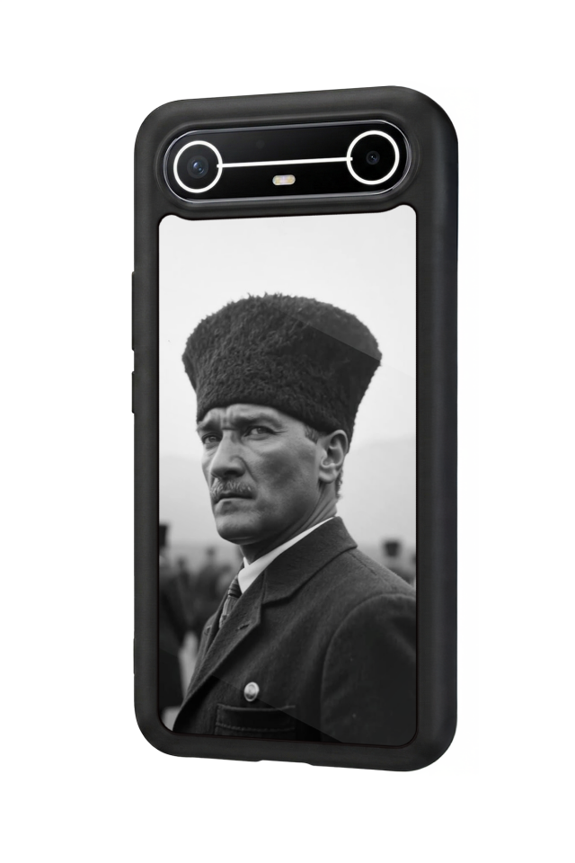 Tecno Spark Slim 5G Uyumlu Mustafa Kemal Ataturk Tasarımlı Glossy Premium Kılıf