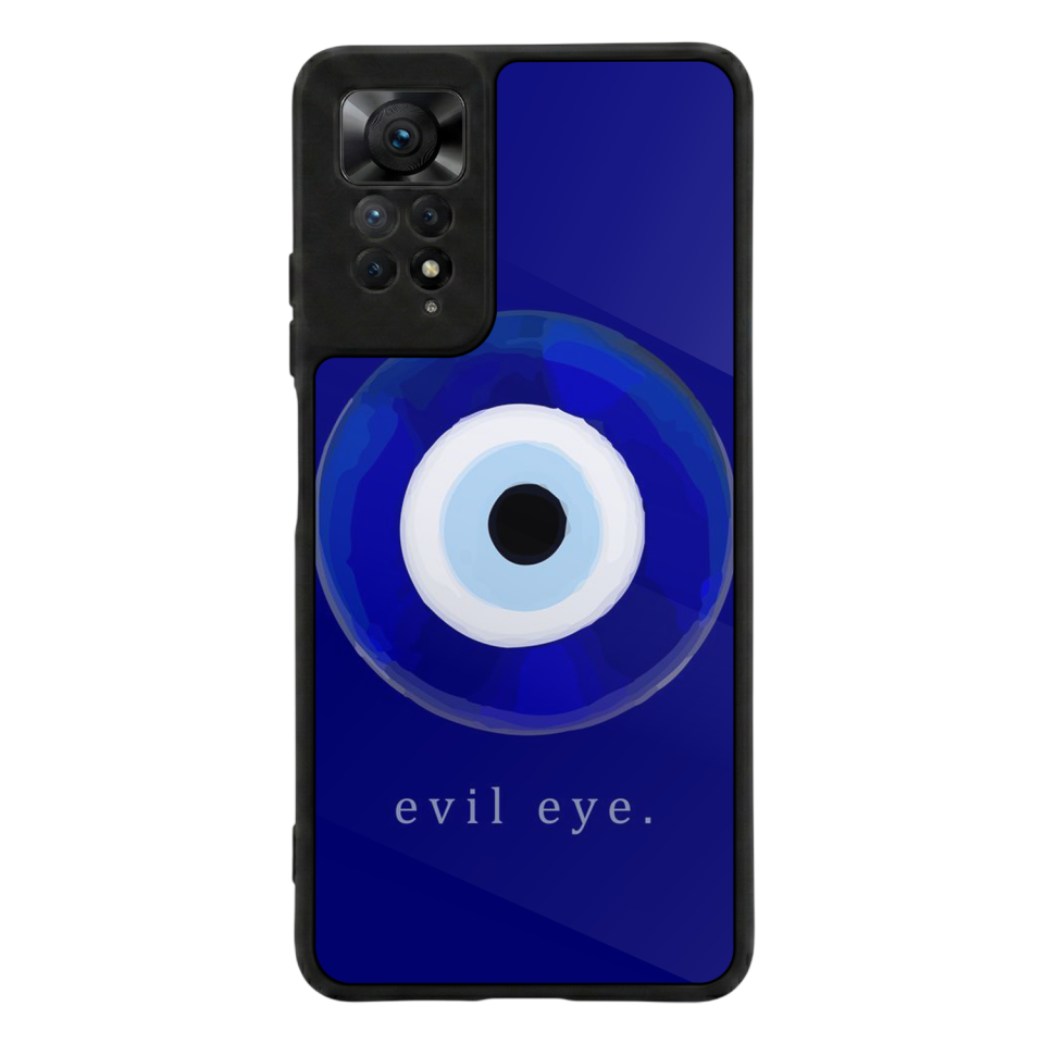 Xiaomi Redmi Note 11 Pro Uyumlu Nazar Tasarımlı Glossy Premium Kılıf