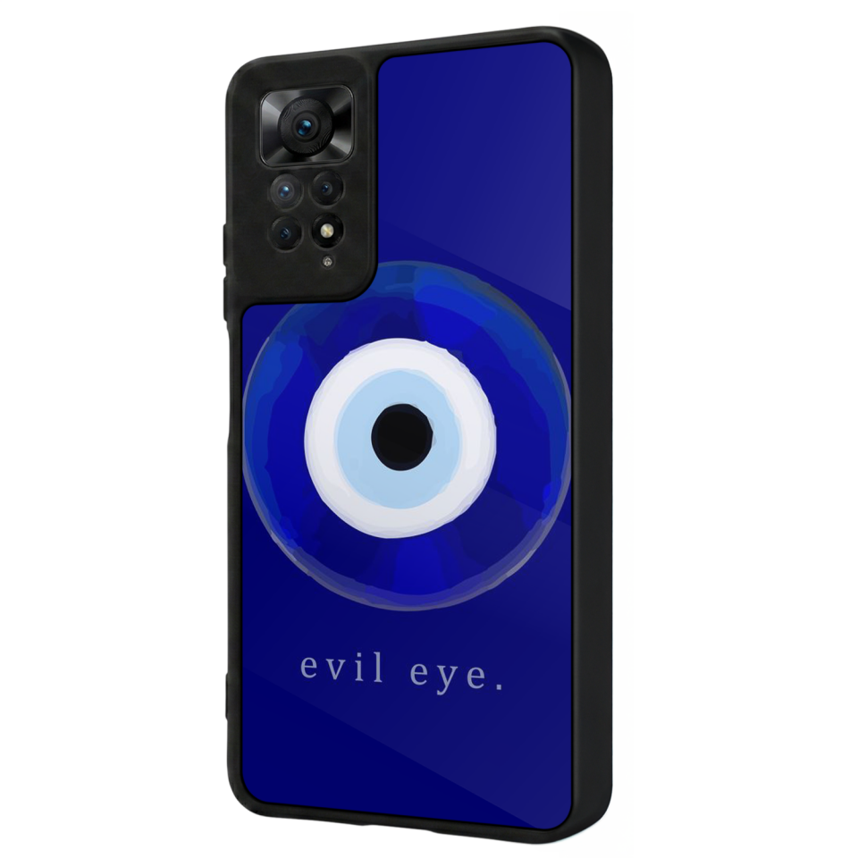 Xiaomi Redmi Note 11 Pro Uyumlu Nazar Tasarımlı Glossy Premium Kılıf