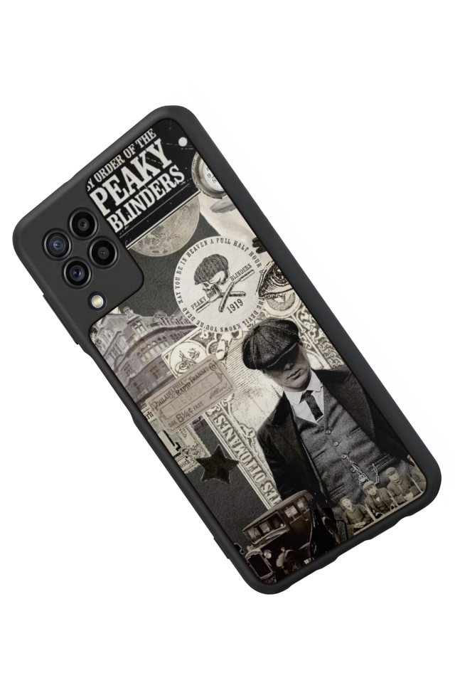 Samsung Galaxy M32 Uyumlu Peaky Blinders Tasarımlı Glossy Premium Kılıf