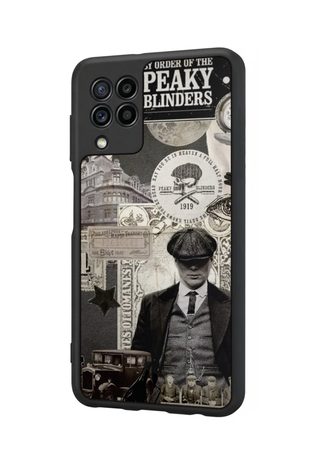 Samsung Galaxy M32 Uyumlu Peaky Blinders Tasarımlı Glossy Premium Kılıf