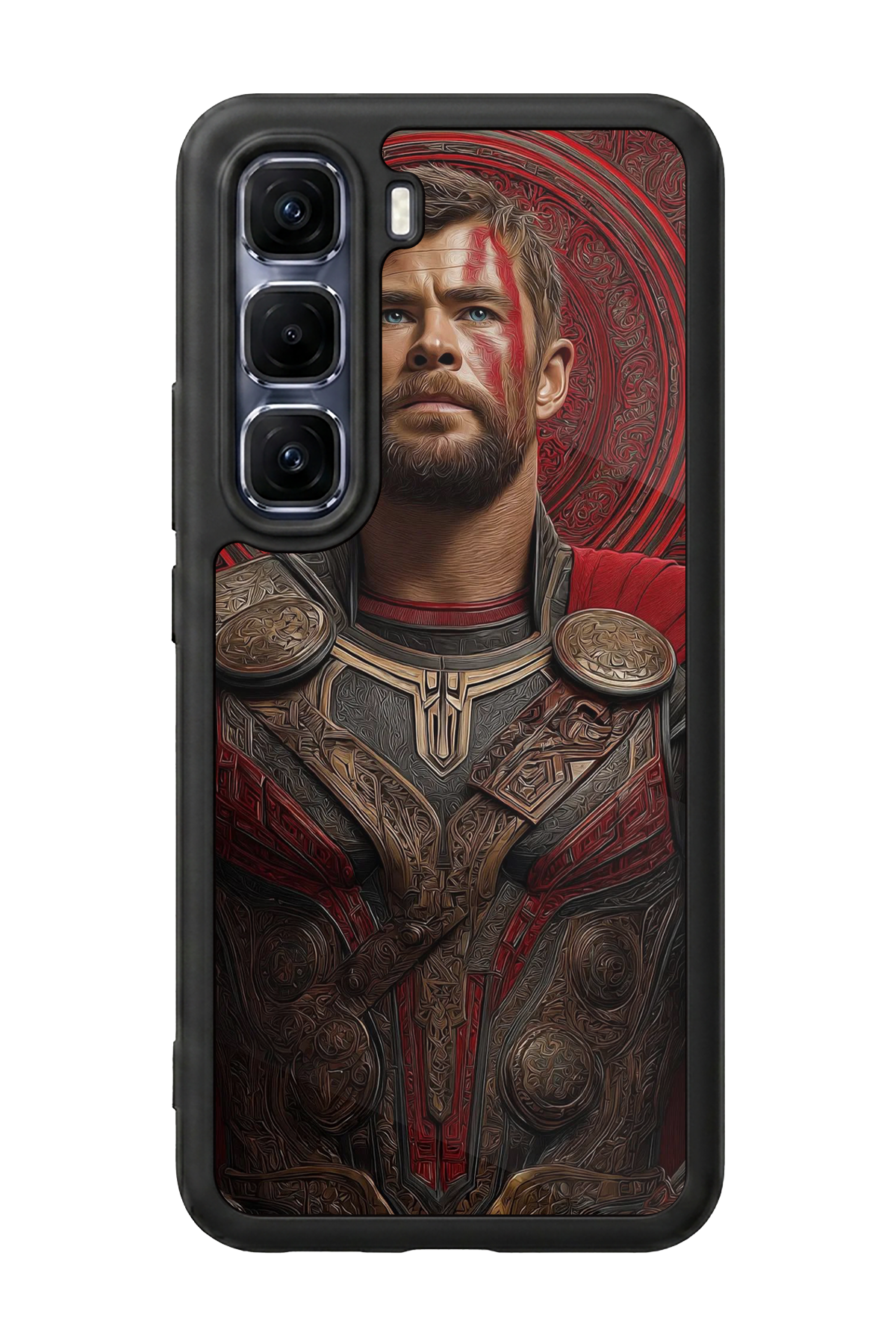 Infinix Hot 60 Pro Plus Uyumlu Thor Tasarımlı Glossy Premium Kılıf