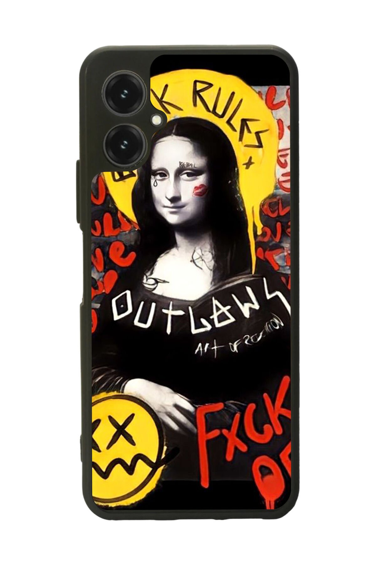 Omix X5 Uyumlu Monalisa Tasarımlı Glossy Premium Kılıf