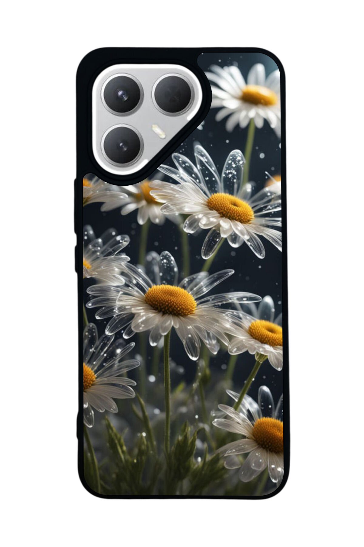 Tecno Pova 7 Pro Mat Uyumlu Siyah Kılıf – Yumuşak Silikon, Koruyucu, Şok Emici Kapak