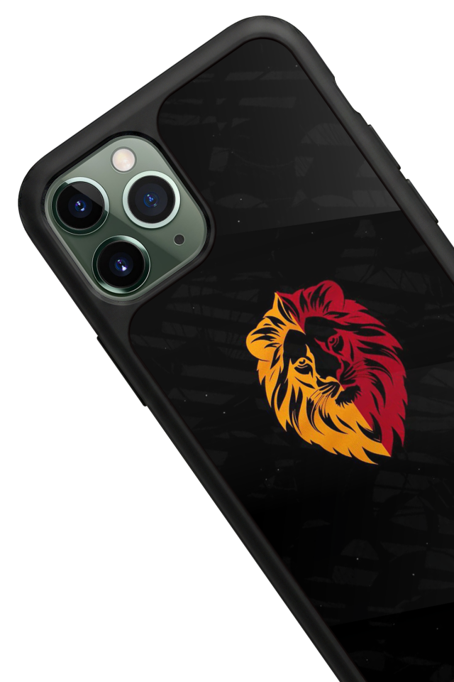 iPhone 11 Pro Uyumlu Aslan Tasarımlı Glossy Premium Kılıf