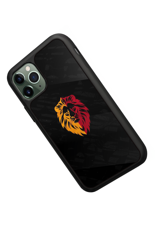 iPhone 11 Pro Uyumlu Aslan Tasarımlı Glossy Premium Kılıf