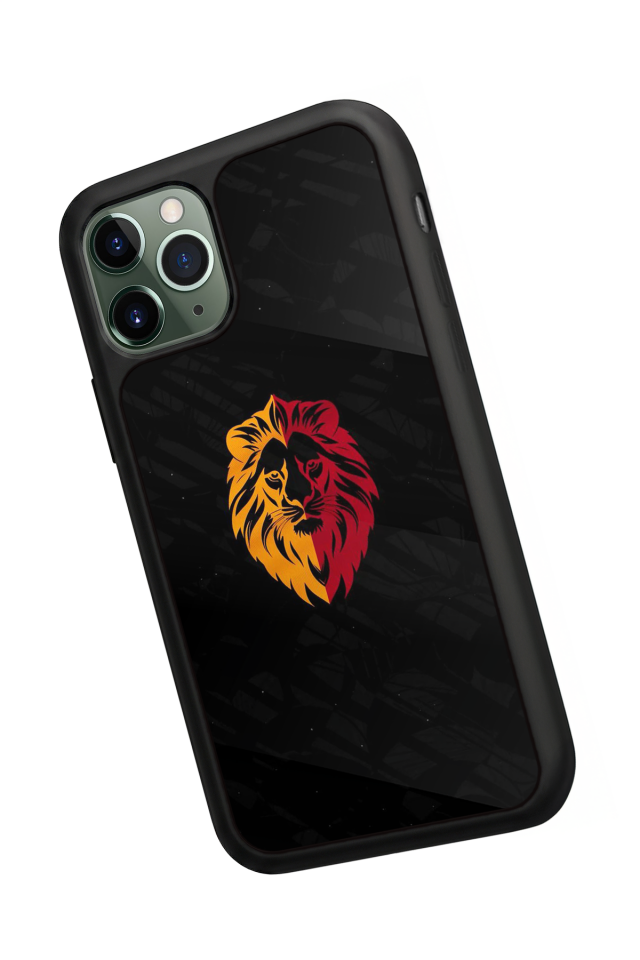 iPhone 11 Pro Uyumlu Aslan Tasarımlı Glossy Premium Kılıf