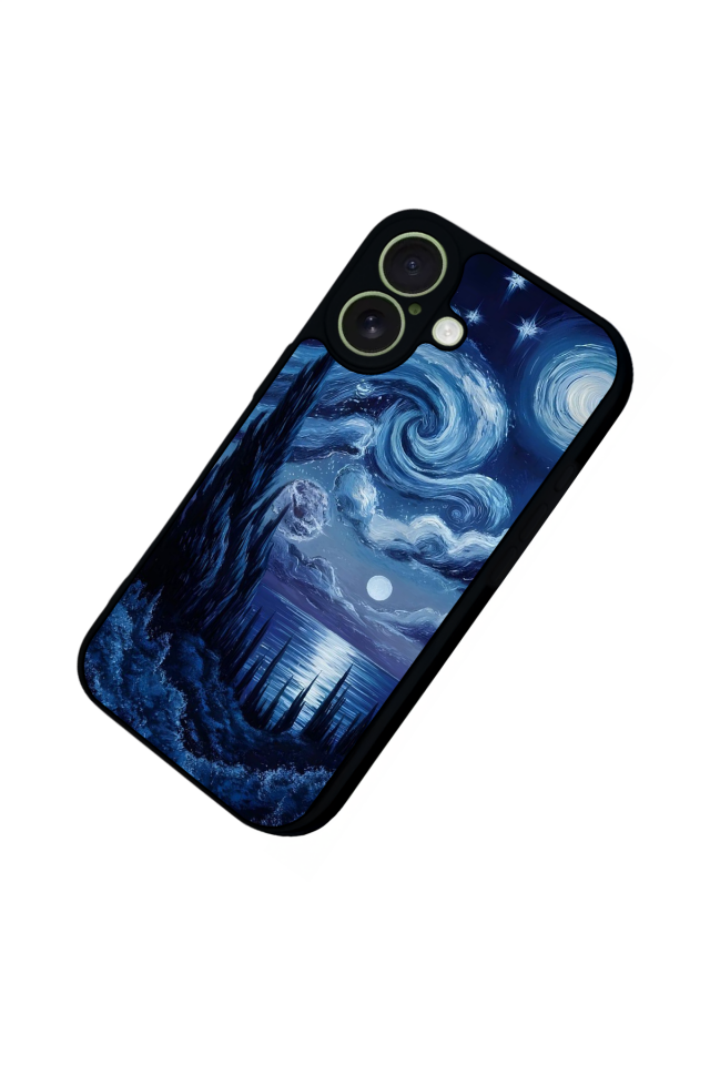 iPhone 17 Uyumlu Ay Tasarımlı Glossy Premium Kılıf